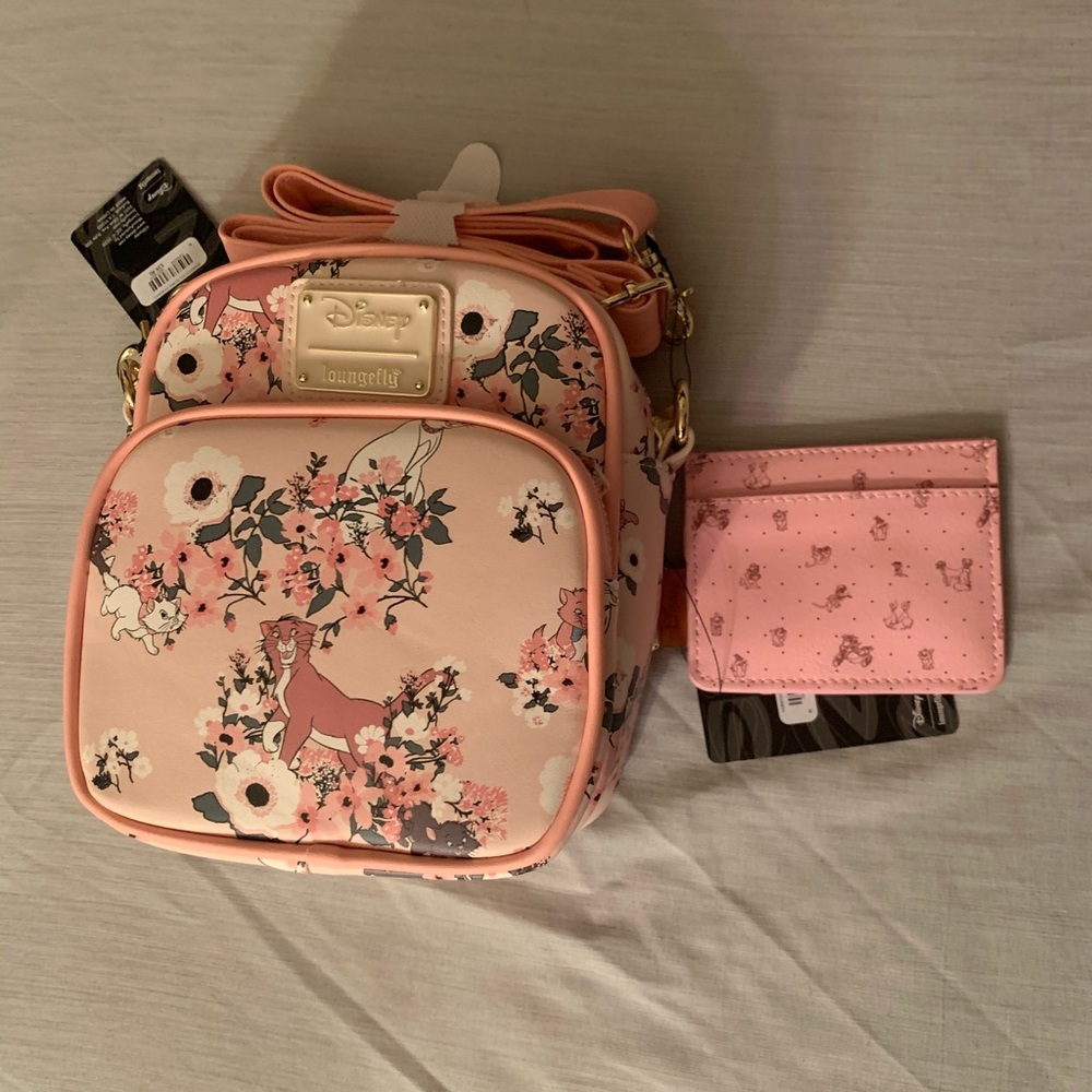 Loungefly Disney Aristocats Crossbody & Cardholder